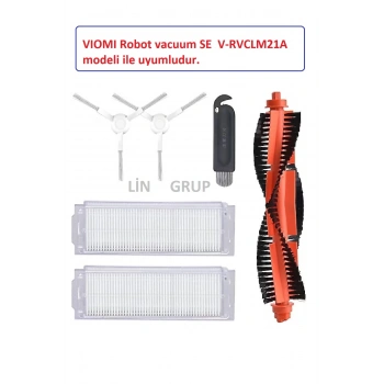 Lin Grup Viomi Robot Se V-Rvclm21A Modeli Ile Uyumlu Yedek Fırça Filtre Set
