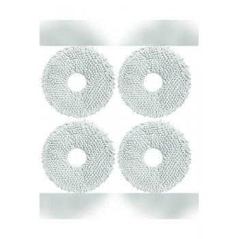 Lin Grup Xiaomi X20+ X10+ Plus Uyumlu Yedek Mop Paspas 4 Adet