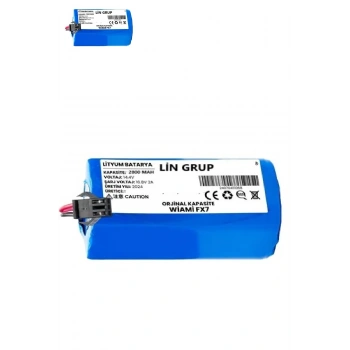 Lin Grup Wiami Fx-7 Fx7 Uyumlu Yedek Batarya Pil 2800 Mah.