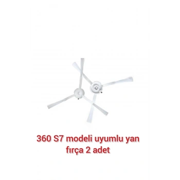 Lin Grup 360 S7 Robot Süpürge Modeli İle Uyumlu Yan Fırça Süpürme Fırçası 2 Adet