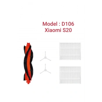 Lin Grup Xiaomi Robot Vacuum S20 Model D106 Yedek Parça Seti