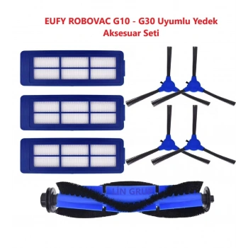 Anker Eufy Robovac G30 G10 Uyumlu Fırça Filtre Yedek Parça Seti