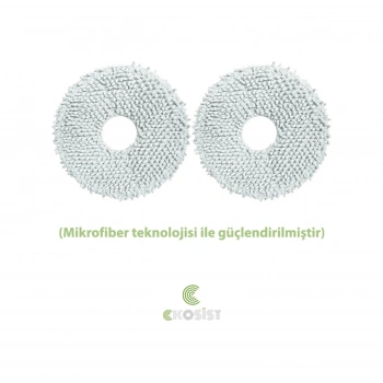 Bot L10s Pro Robot Süpürge Için Uyumlu 2li Mop Pad/mop Bezi Paspas