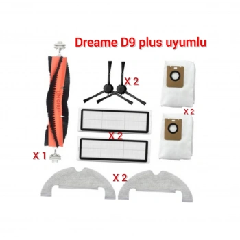Dreame Uyumlu Uyumlue D9 Plus Uyumlu Yedek Parça Seti