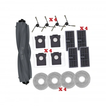 Dreame Uyumlu Uyumlue X40 Robot Vacuum Cleaner Uyumlu Yedek Parça Aksesuar Seti