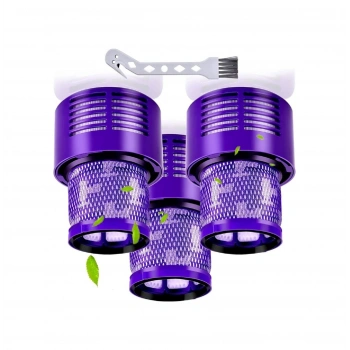 Dyson V10 Uyumlu Absolute Hepa Filtre 3 Adet  Temizleme Fırçası Dahil