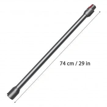 Dyson V12 Uyumlu Şarjlı Süpürge Borusu Nikel Gri