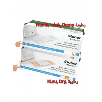 irobot Brava jet 240 Mop paspas pedi 20 li ıslak ve kuru