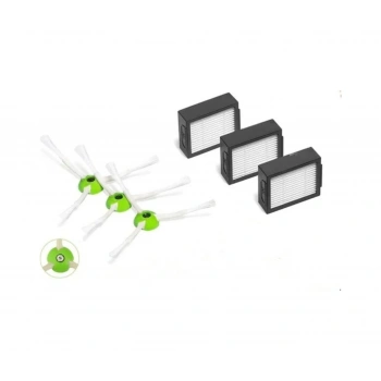 Irobot I3 I5 I7 + Plus J7+ Plus E5 E6 E7 I8+ Plus Uyumlu Hepa Filtre Yan Fırça Seti