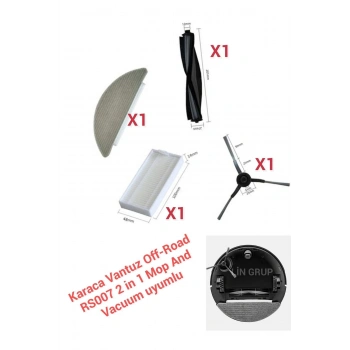 Karaca Vantuz Off-Road RS007 2 in1 Mop And Vacuum yedek seti