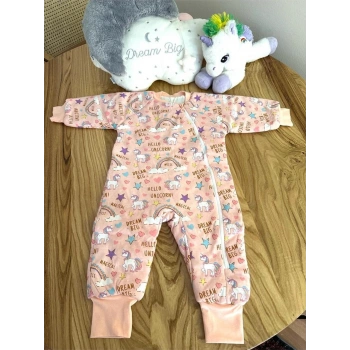 Kışlık Kız Çocuk Bebek Kalın Dolgulu Uyku Tulumu