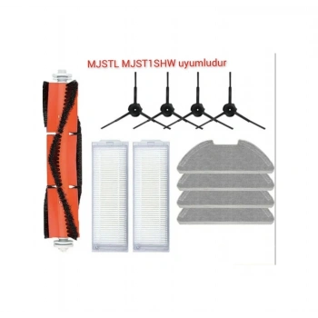 Mi Robot Mop 2 Pro Lite Mjst1shw Uyumlu Yedek Filtre Fırça Set