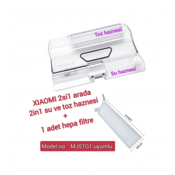 Mi Robot Xiaomi Uyumlu Essential Mjstg1 Modeli 2si1 Arada Su Ve Toz Haznesi