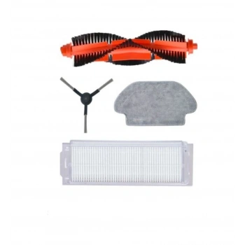 Mi Vacuum Mop Pro Viomi Uyumlu V2/v3 Robot Süpürge Aksesuar Seti 4 Parça