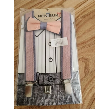 Papyonlu Pantolon Askısı - Askı Papyon 2-9 Yaş