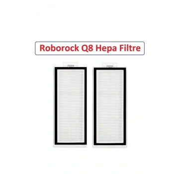Roborock Q8 Max Plus Uyumlu Hepa Filtre Kutuda 2 adet