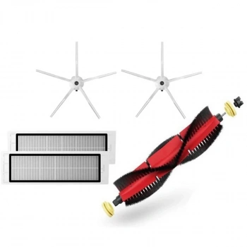 Roborock S5 MAX- Beyaz Robot Süpürge Uyumlu 5li Yedek Parça Seti