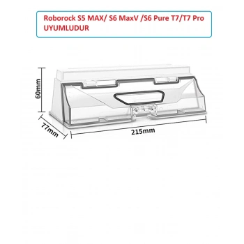 Roborock S5 Max ve S6 MaxV S6 Pure Uyumlu Toz Haznesi