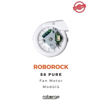 Roborock S6 Pure Robot Süpürge Uyumlu Fan Motor Modülü - Orijinal Ürün