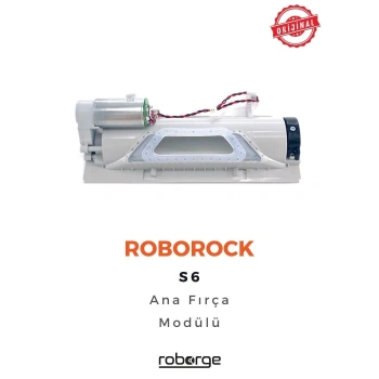 Roborock S6 Robot Süpürge Uyumlu Ana Fırça Modülü - Orijinal Ürün - Siyah