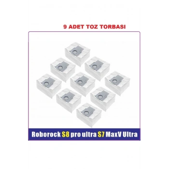 Roborock S7 Q7 S8 Plus S8 Pro S8 Ultra TOZ Torbası 9 Adet