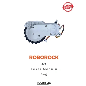 Roborock S7 Robot Süpürge Uyumlu Teker Modülü - Sağ - Beyaz - Orijinal Ürün