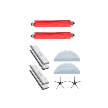 Roborock S7 Sonic Mopping + S7 S7 Maxv S7 Pro Uyumlu Set (Hepa Filtre, Fırça, Mop, Paspas)