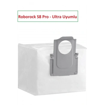 Roborock S8 Pro Ultra Plus Uyumlu 1 Adet Toz Torbası