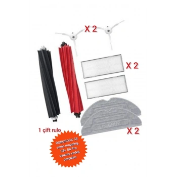 ROBOROCK S8 sonic mopping S8+ S8 Pro robot süpürge yedek set