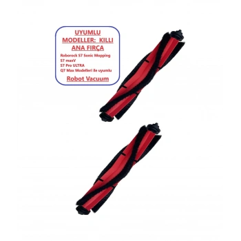 Roborock Uyumlu Q7 Max S7 Sonic Mopping S7 Pro Ultra Uyumlu Kıl Ana Fırça 2 Adet