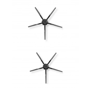 Roborock Uyumlu S6 Maxv / S5 Max / S6pure 2li Yan Fırça Siyah