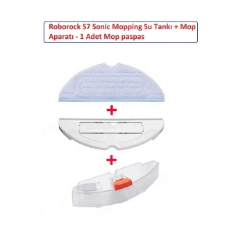 S7 Sonic Mopping Ultra Plus Su Deposu Haznesi Mop Aparatı ve 1 adet Paspas