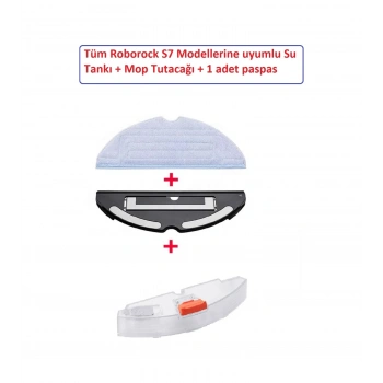 S7 Sonic Mopping Ultra Plus Uyumlu Su Deposu Haznesi Mop Aparatı Ve 1 Adet Paspas