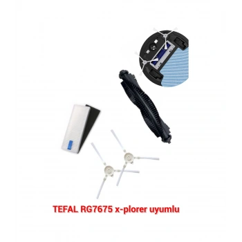Tefal Uyumlul Uyumlu Rg7675 X-plorer Serie 75 Mop Akıllı Robot Süpürge Yedek Parça