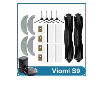 VIOMI S9 Yedek Fırça Filtre Paspas Seti