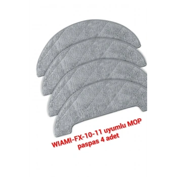 Wiami FX-10 ve FX-11 4 adet mop paspas bezi mikrofiber