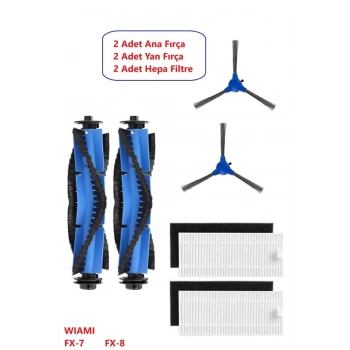 Wiami Fx-7 / Fx-8 Robot Süpürge Fırça filtre yedek parça