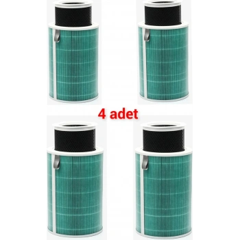 Xıaomı Air Purifier 1s 2s 3s 1h 2h 3h Uyumlu Çipli Yedek Filtre 4 Adet