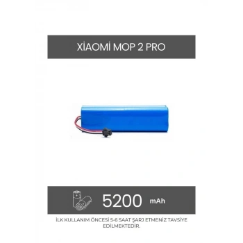 Xiaomi Mi robot Mop 2 Pro MJST1SHW uyumlu Batarya yedek pil