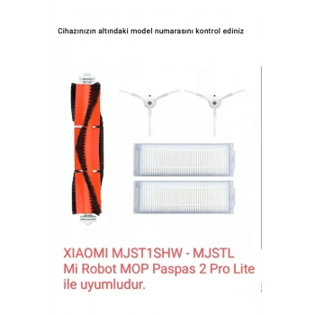 Xiaomi Mi Robot Vakumlu Paspas 2 Pro Mjst1shw Mjstl Set - Uyumlu Yedek Set