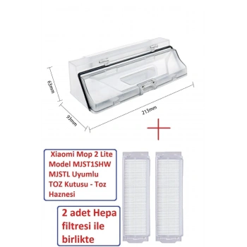 Xiaomi Mop 2 Lite Model MJST1SHW MJSTL TOZ Kutusu - Haznesi