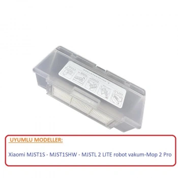 XIAOMI Mop 2 Pro MJST1SHW - Mop 2 Lite MJSTL Modeli Uyumlu Orijinal Toz Haznesi