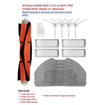Xiaomi Mop 2 Pro ve Mop 2 Lite Yedek Parça (MJST1SHW Modeli)