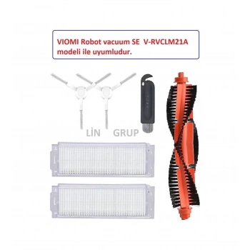 Xıaomı S10 Ve S12 Robot Süpürge Uyumlu Yer Fırçası Seti