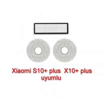 Xiaomi Uyumlu S10+ Plus Ve X10+ Plus Uyumlu Mop Paspas Filtre Yedek Parça