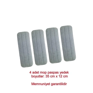 360 derece sprey mop paspas yapışkanlı 35cm x 12 cm 4 adet