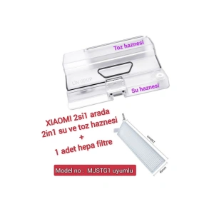 MiRobot Xiaomi Essential MJSTG1 2si1 arada su ve toz haznesi