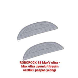 ROBOROCK MaxV ultra titreşim özellikli mop paspas 2 adet
