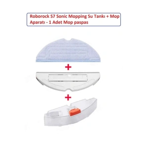 S7 Sonic Mopping Ultra Plus Su Deposu Haznesi Mop Aparatı ve 1 adet Paspas