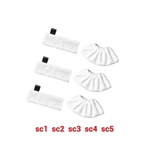 Sc1 sc2 sc3 sc4 sc5 Easyfix Yer Başlığı Havlu Seti Buhar mop yedek Bezi 6 parça